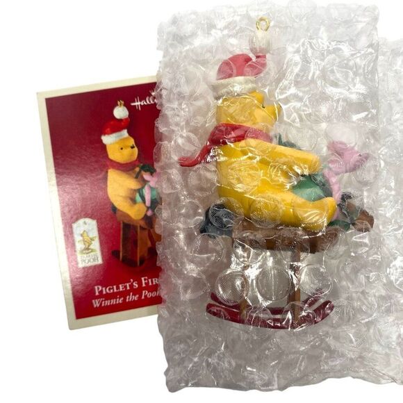 Piglet's First Ride Winnie the Pooh Hallmark Keepsake Ornament - Picture 3 of 5